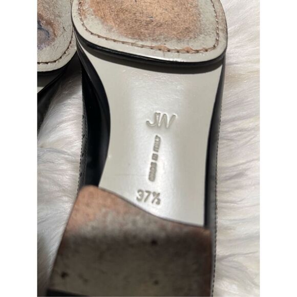 Jason Wu stacked Kiltie Oxford leather loafers two tone 37.5 - Picture 5 of 15